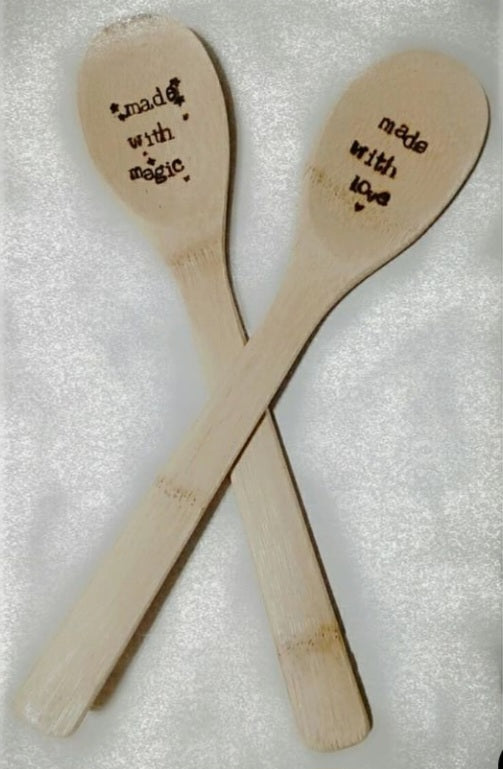 Made with Magic Engraved Spoons
