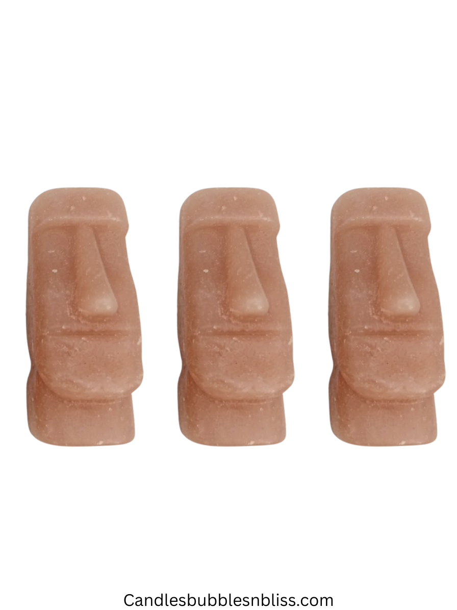 Galets de cire statues Moaï