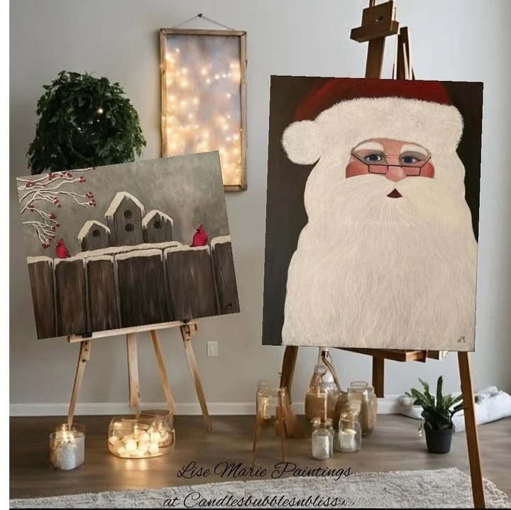 Santa Claus Art Print Original