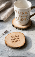 Sous-verres Coffee Hustle Repeat