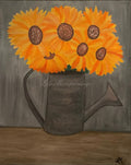 Sunflowers Bouquet Art Print