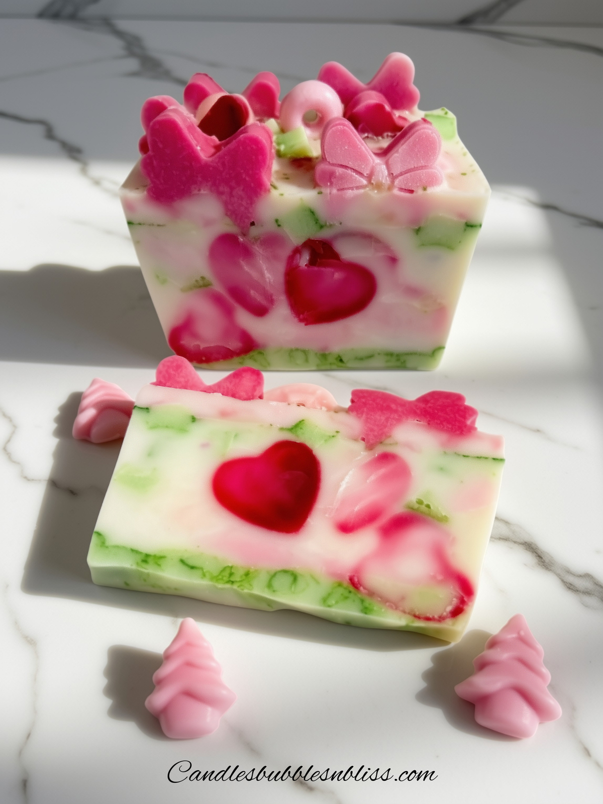Hearts and Pine Bar Soap