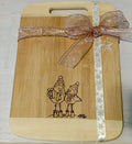 Winter Birds Bamboo Cutting Board