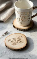 Mon chien et moi, on te critique dans ton dos - Set de dessous de verre